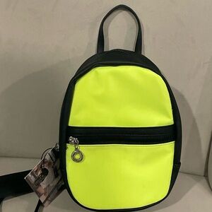 Unique Stella & Max Neon Green/Yellow Crossbody Bag to Backpack bag from